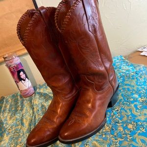 Tony Lama Cognac Canyon Western Boots